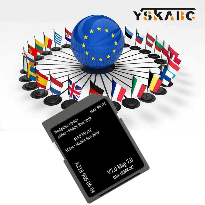 Mappe GPS Africa Medio Oriente Versione per Mercedes GL GLA GLE Classe GLS Auto GARMIN Navigazione Scheda SD A2189060604