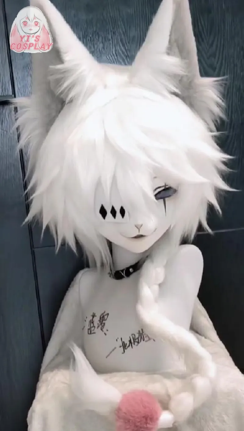 

Handmade Fursuit head Custom Furry Yis cosplay Kigurumi Head Cosplay Kemono Headsets Beast Customized Fursuit Kemono Head