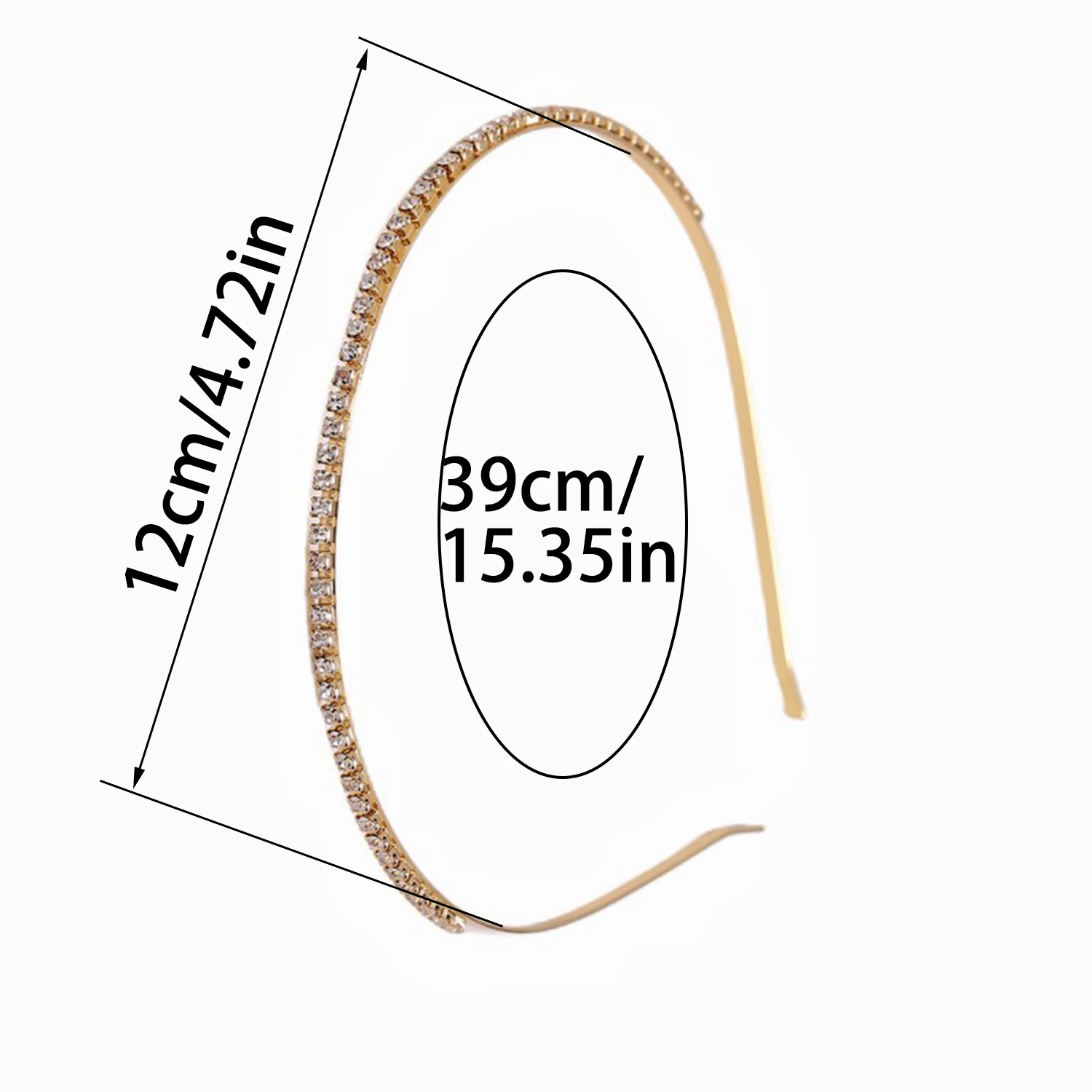 Fashion Rhinestone Bridal Tiara Headpiece Silver Color Crystal Wedding Hair Accessories Women Birthday Party Rhinestone Crowns image 6
