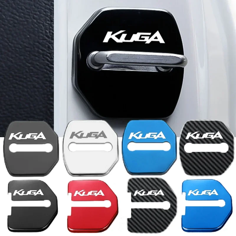 

Наклейка на Автомобильный Дверной замок, наклейка с защитой от ржавчины для Ford KUGA, логотип C-MAX EDGE ESCAPE EXPLORER Fiesta Figo FOCUS FUSION MONDEO MK1 MK3 MK2