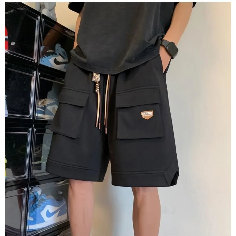 보이지 않는 오픈 크로치 야외 섹스 남성 성인 의류 남성 카고 반바지 여름 다목적 스포츠 루즈 피팅 캐주얼 짧은 바지