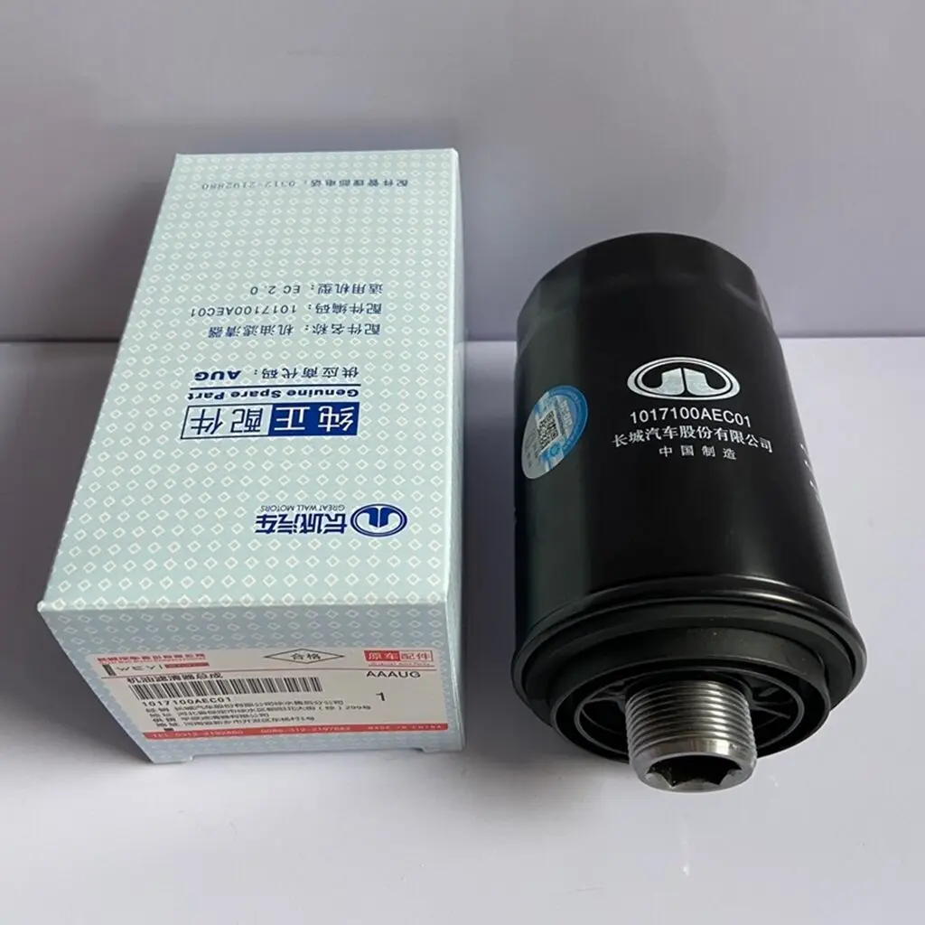1017100AEC01 Genuine Oil filter for GWM Great Wall Haval vv5/vv6/vv7/H6/F7/F7X/H7/H9/ Tank 300 Gaso Version 2.0T 4C20 