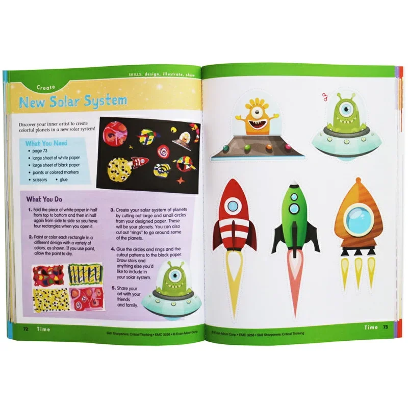 Evan-Moor Skill Sharpeners Critical Thinking, Grade 6 Workbook,aged 9 10 11 12, English book 9781629383545