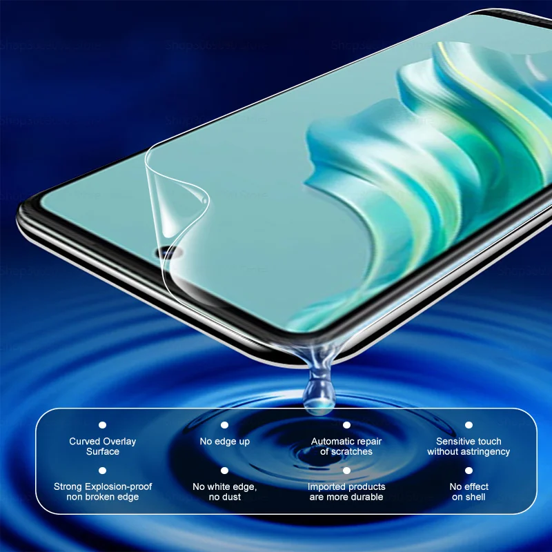 2 buah Film hidrogel cakupan penuh untuk pelindung layar Tecno Spark 20 c 20C GO 2024 Film lunak pelindung untuk Tecno Pop 8 Spark20c