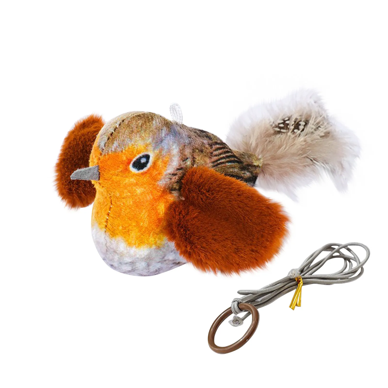 Cat Toys Interactive Cat Toys Chirping Bird Cat Toys Flapping Flying Interactive Simulation Electric Sparrow Shaking Bird