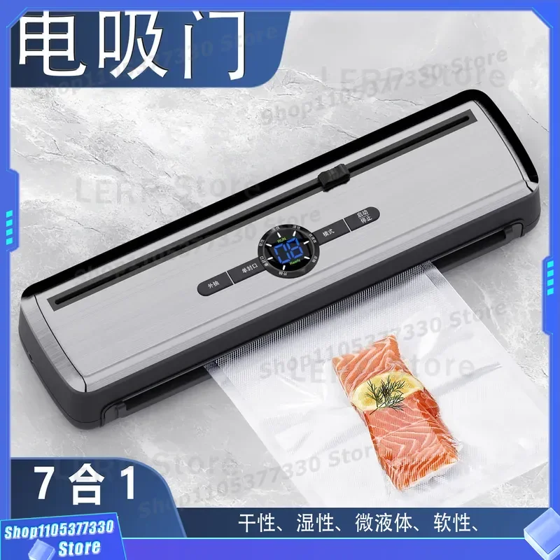 Portable Mini Vacuum Sealer Machine for Food Storage Fresh Keeping Plastic Bag Sealing Device Small Household Kitchen