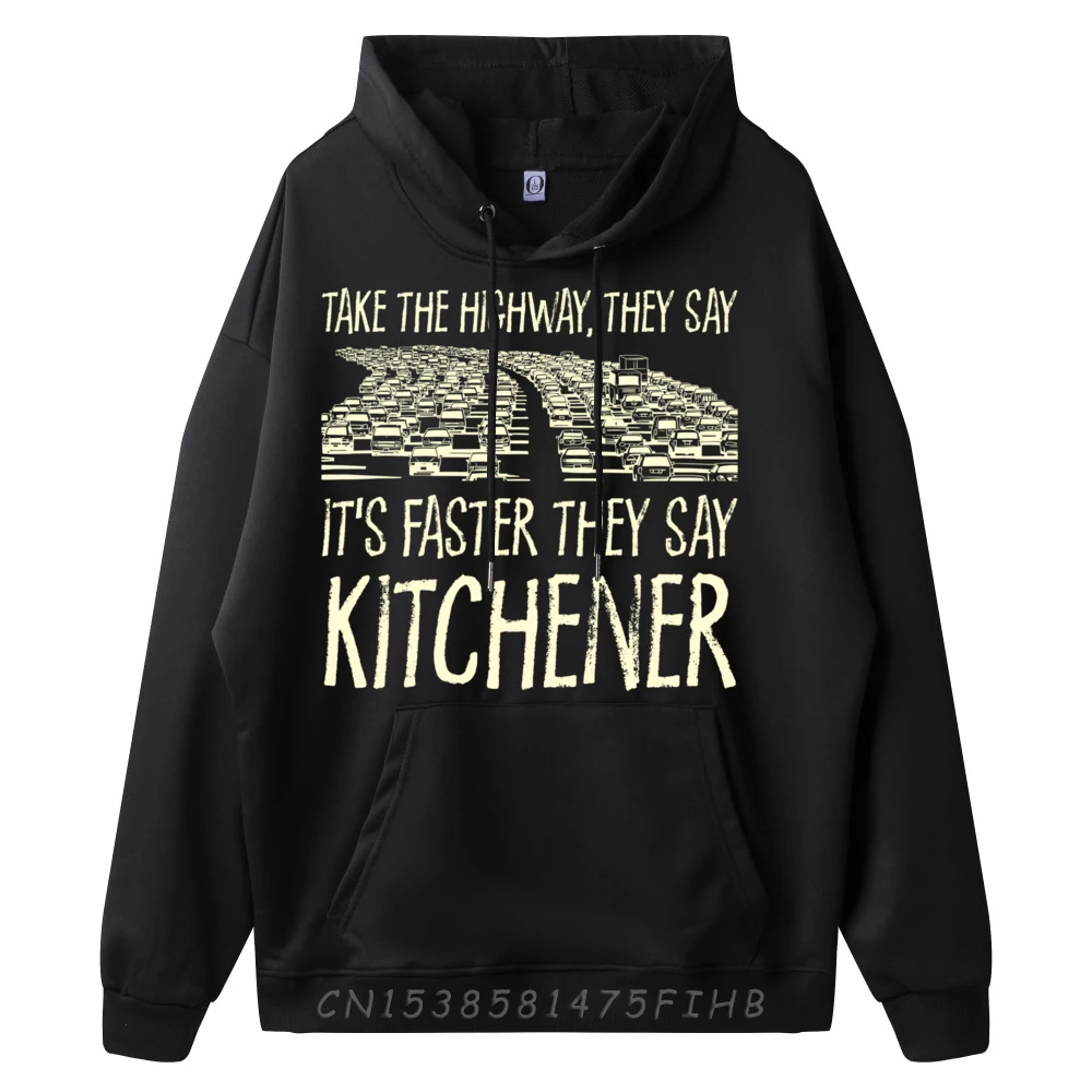 Take The Highway Kitchener Trip Canada Travel Traffic Memes Graphic Tees Men Soft Clothes Man Tops Tees Funny