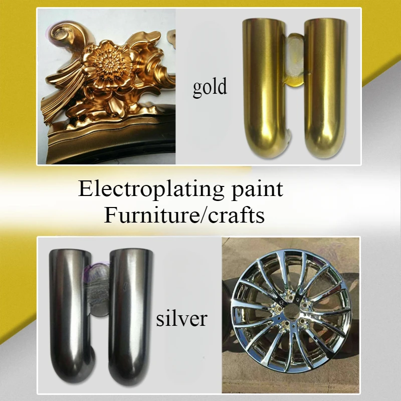 

500 г/бутылка золотой и серебряной акриловой краски, водонепроницаемая, сделай сам, ручная роспись, статуя Будды, домашняя каменная статуя, металлический цветной пигмент