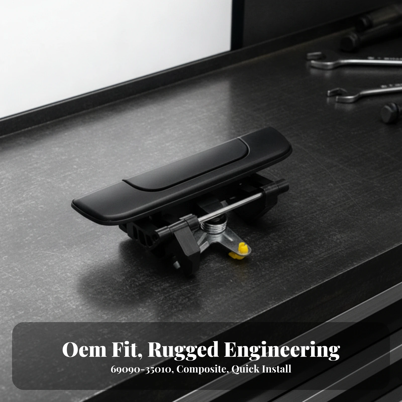 Tailgate Handle Assembly Direct Replacement Tailgate Handle with Latch Vehicle Part Easy to Install Hardware Compatible