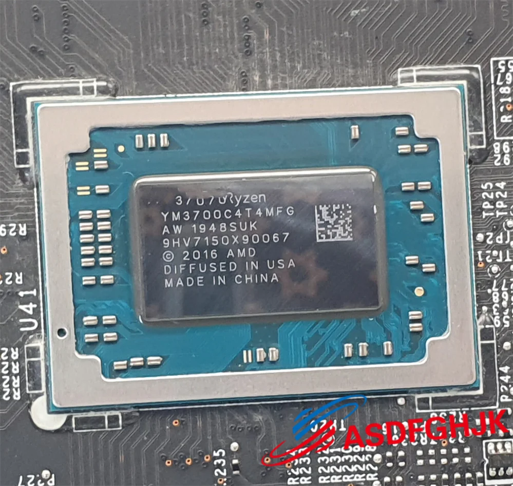 MS-16U61 FOR MSI ALPHA 15 A3DD MS-16U6 LAPTOP MOTHERBOARD WITH R7-3700 CPU TEST OK