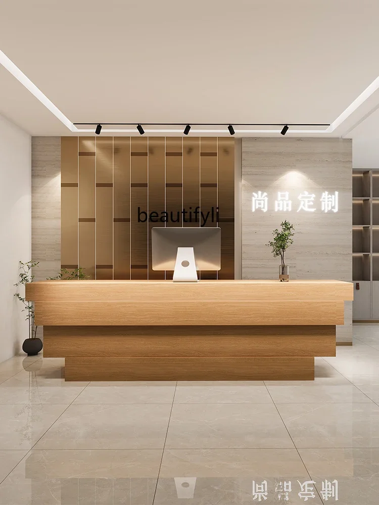 High-end hotel clothing store, bar table checkout page Company front desk reception cabinet Chess room Billiards hall