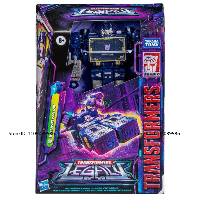 새로운 스팟 트랜스포머 G1 V 사운드웨이브 오리지널 박스 이동 가능한 인형 로봇 휴일 선물 스튜디오 장식품 피규어