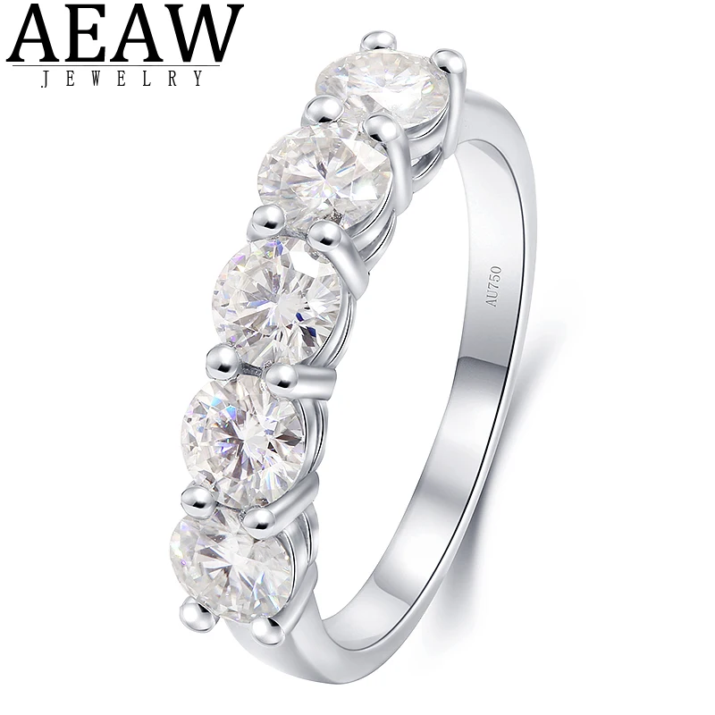 

2.0CTW Round Cut DEF Color CVD HPHT Lab Grown Diamond 14K White Gold Female Gold Ring,Wedding Ring Pave Set Style