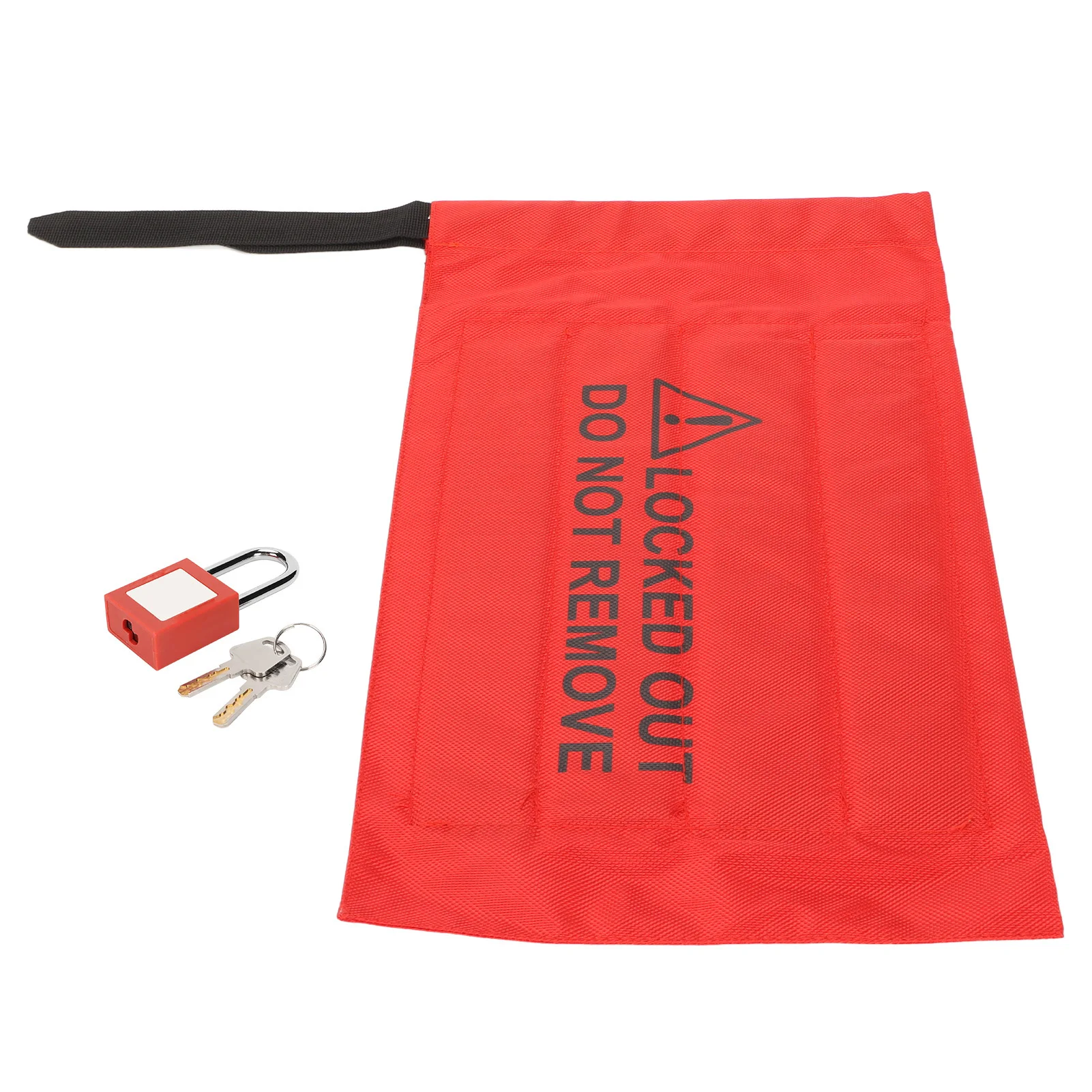 Tagout Lock High Security Reinforced Nylon PA Safety Padlock 38mm Shackle  Resistant for Industrial Electrical Equipment