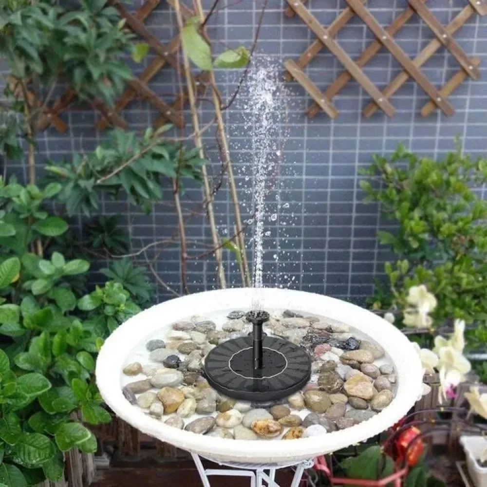 Solar Powered Water Pump For Garden Fountain Bird Bath Pond Outdoor Decoration Energy Efficient Split Landscape Kit