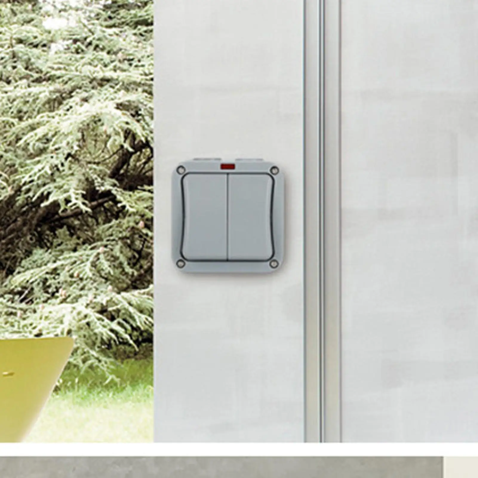 Wall light Switch | Single and Double Circuit Waterproof Switch | Outdoor Single Switch for Kitchen,