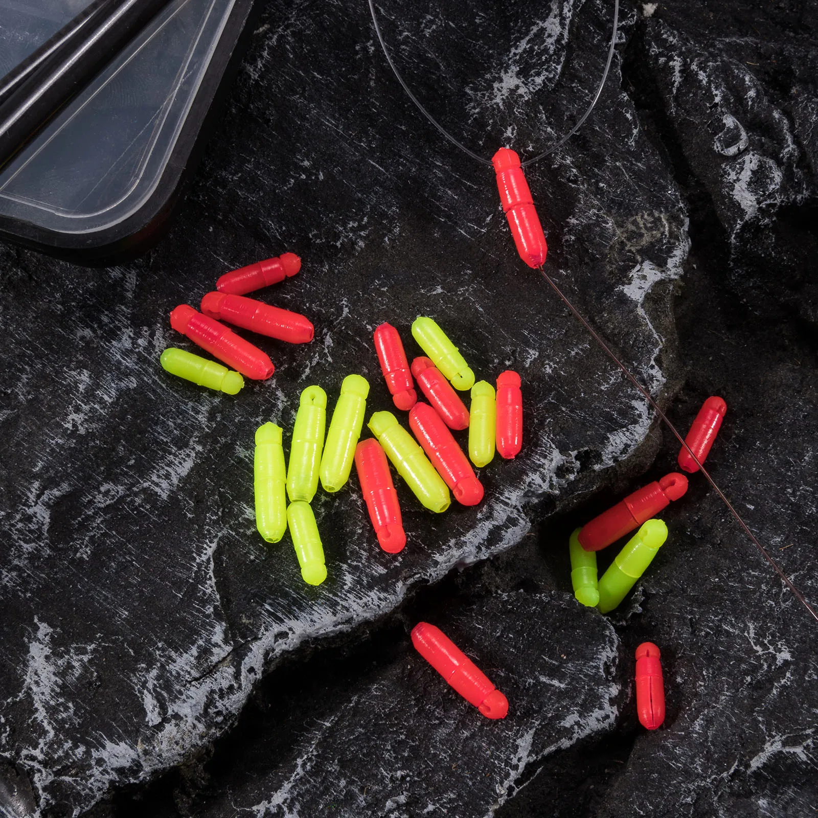 20 stücke Karpfen Angeln Zubehör Pole Elastische Stecker Perle für Match Pole Karpfen Feeder Methode Rig Hohl Elastische Marker Tackle – Detail 3