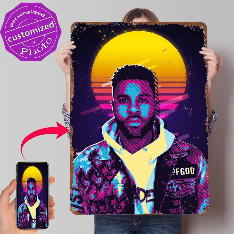 Jason Derulo Metal Poster Customized Wall Art Retro Vintage Tinplate Signs for Modern Home Decoration Luxury Wand Deko House