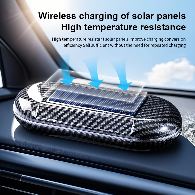 1pc Solar Air Purifier Built-in Sensor photo 4