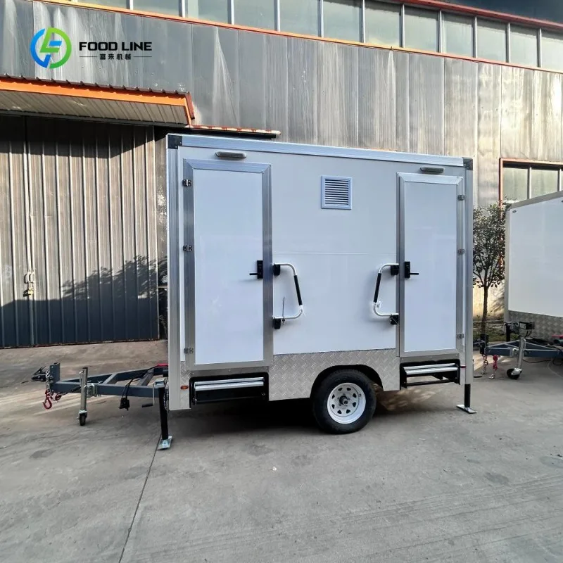 

Hot Selling Portable Restroom Trailer Modern Design FRP Composite Movable for Park Camping Party Mobile Toilet