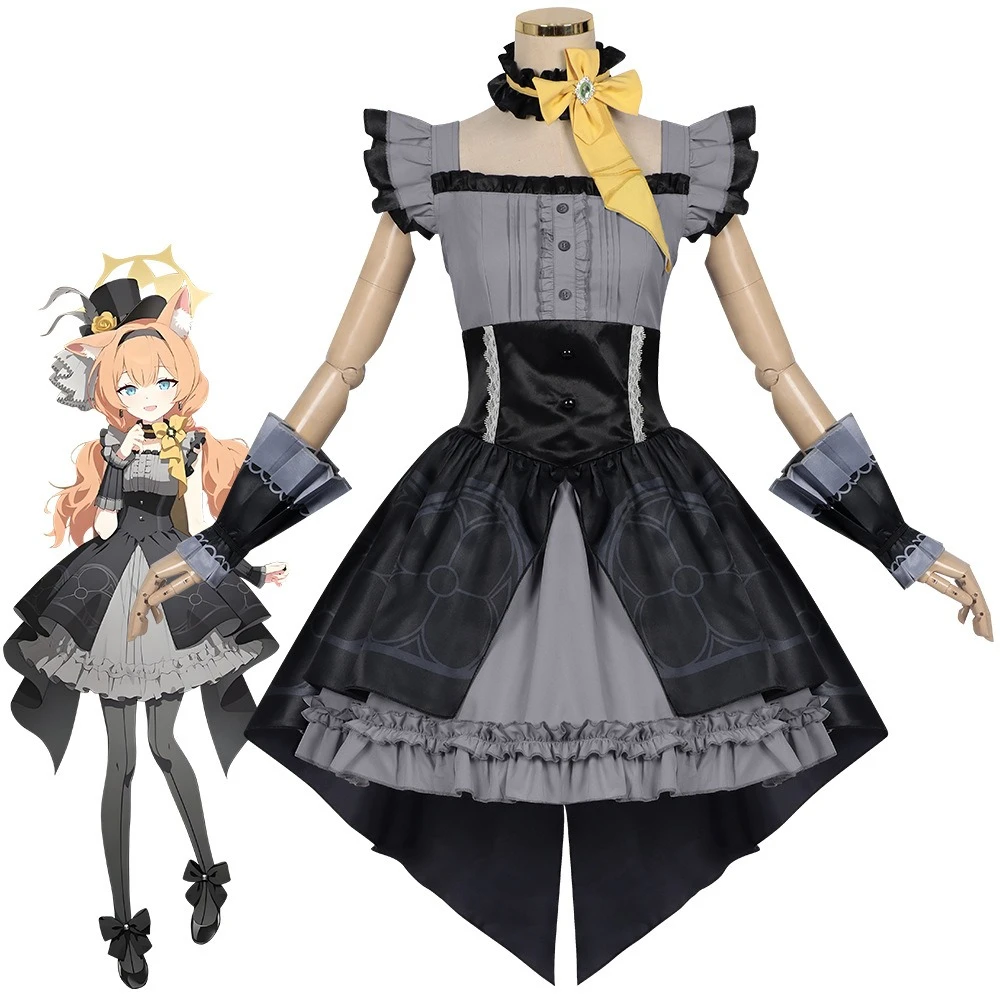 

Iochi Mari Cosplay Costume Blue Archive Role Play Full Set Clothing Woman Halloween Stage Performance Dresses Comic Con Outfits