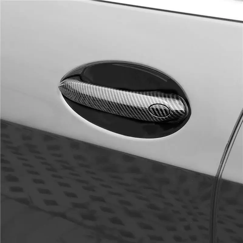 3X Carbon Fiber Outside Exterior Door Handle Cover Trim For BMW 3 5 6 Series G20 G30 G31 G32 G01 G02 G05 G06 X3 X4 LHD-N25R