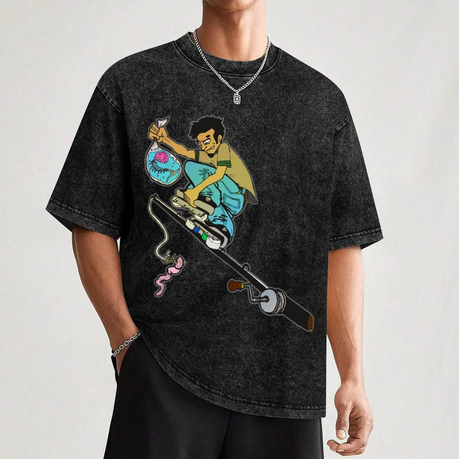 Alleyoop Fishbrain T-Shirt All Weather Casual Short Sleeve