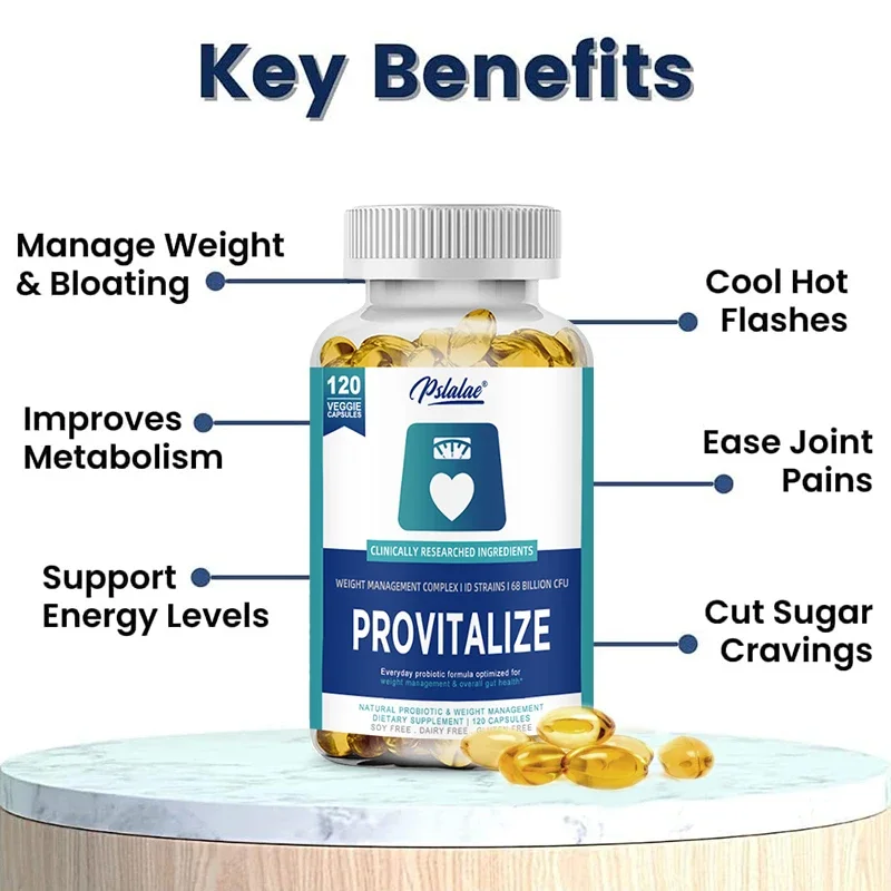 Probiotic Supplement for Women - Helps with Weight Management, Immune Health, Relief of Bloating, Hot Flashes, Joint Support