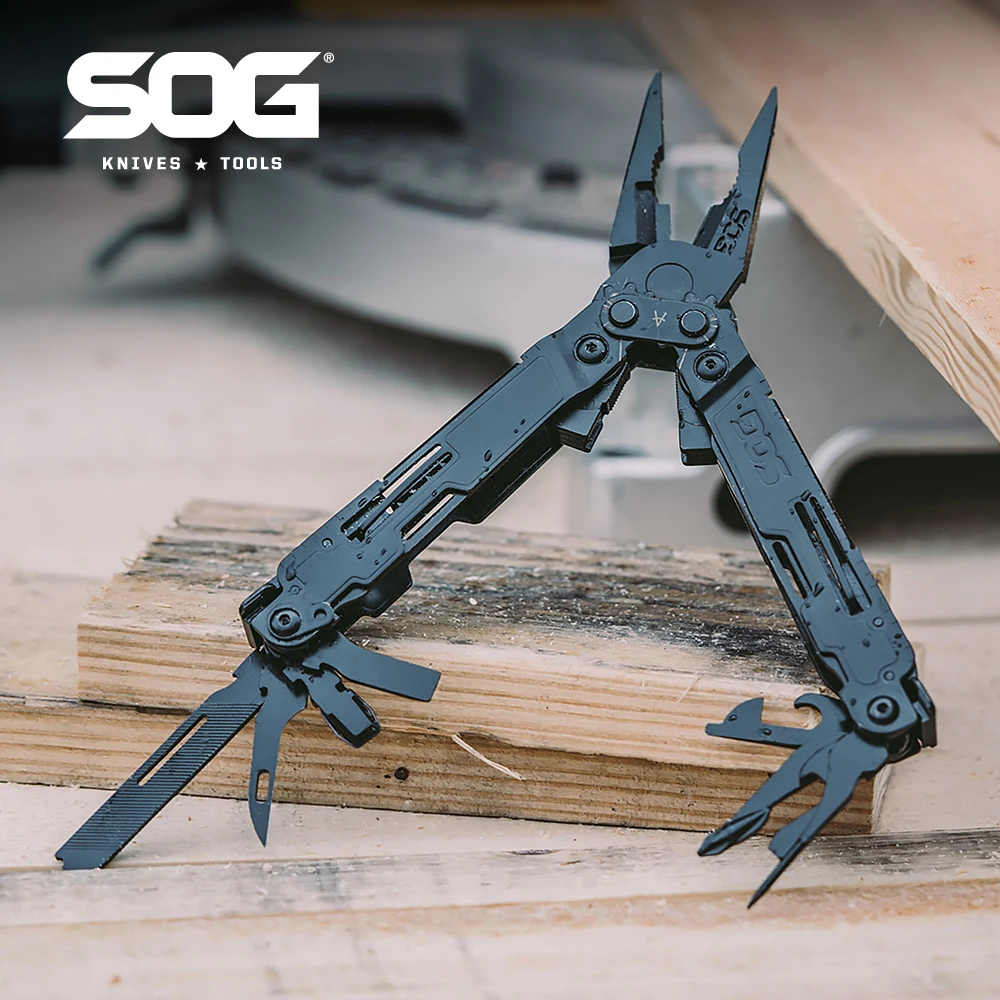 SOG 18 in 1 Multi-Tool PowerAccess Foldable Pliers Pocket Multifunctional Tools EDC Hand Tools For Survival Camping Supplies DIY