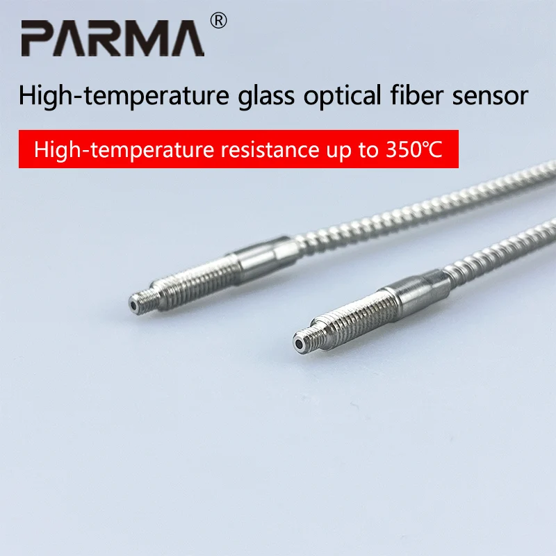 

High temperature resistant glass fiber optic sensor probe M3M4M6 reflector right Angle temperature resistance 350 degrees can be