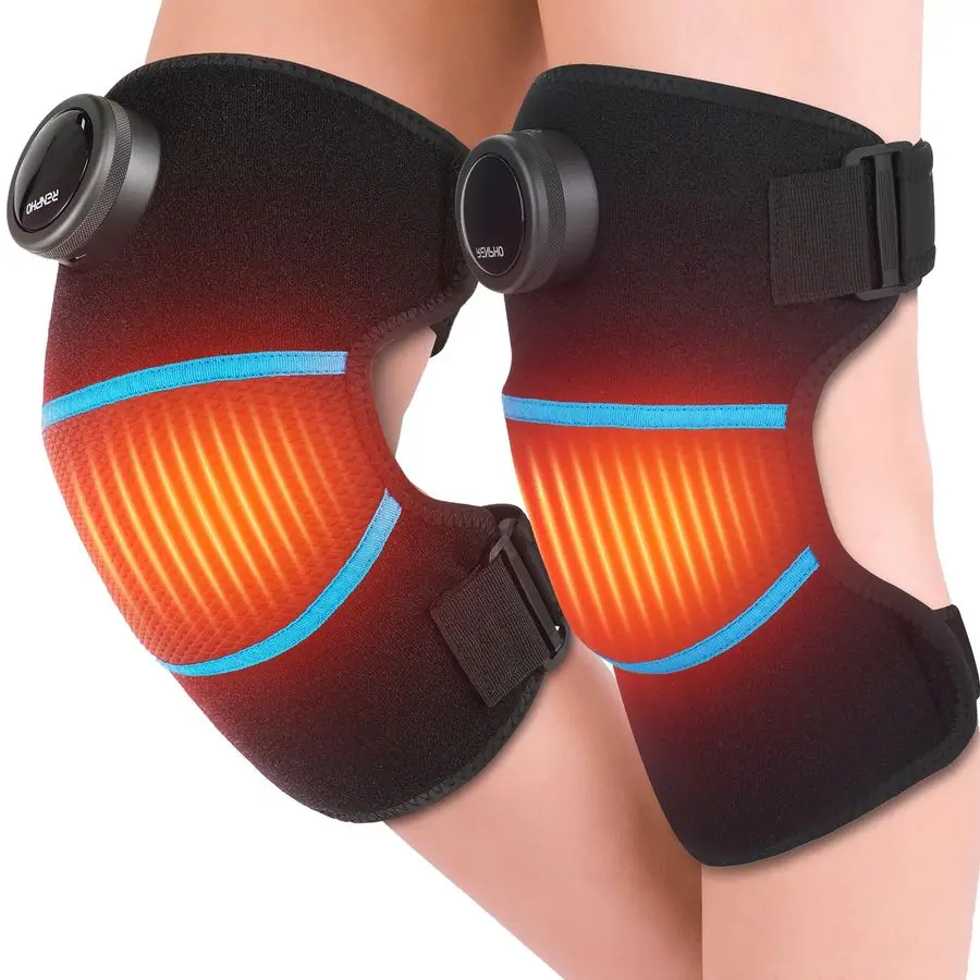 

Wireless Foot Massager with 20 Heating Mode, Portable Knee Massager for Pain Relief, Heating Pad for Knee Shoulder Elbow, FSA El