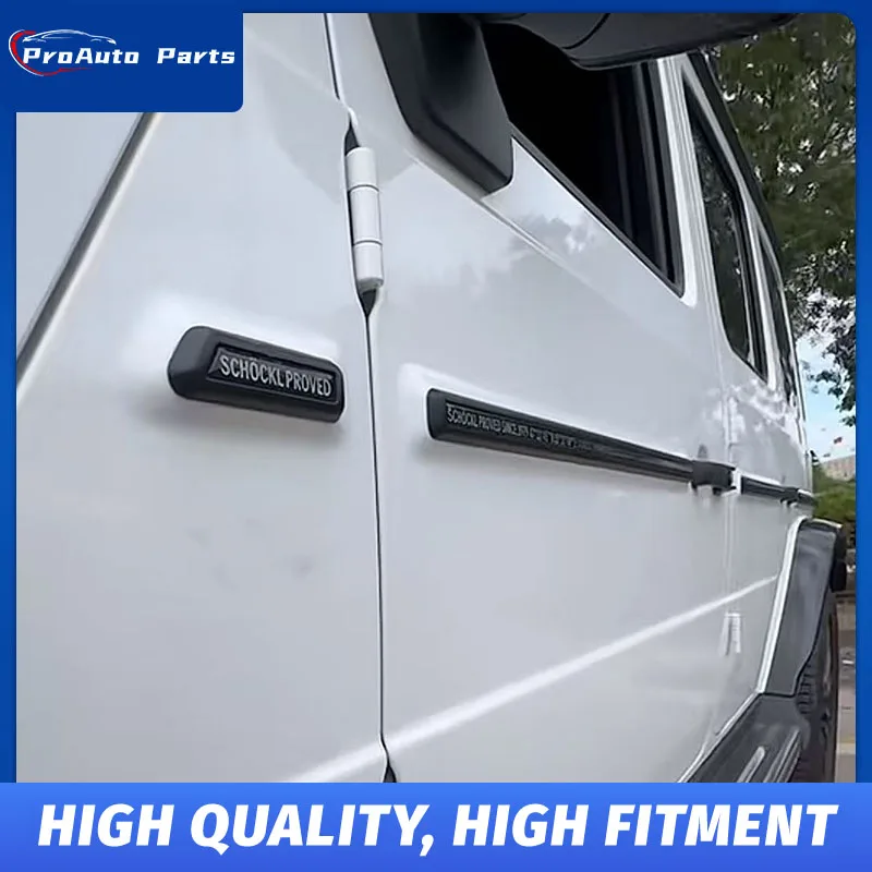Glossy Black Limited Schöckl Style Body Side Molding Trim For Mercedes-Benz G-Class W464 W465 G63 Style1:1 Replacement Body Line