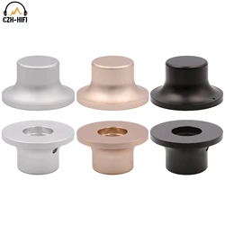 1pc 48x26mm CNC Machined Solid Aluminum Knob Button Cap for Audio Amplifier CD Player DAC Potentiometer Volume Control HIFI DIY