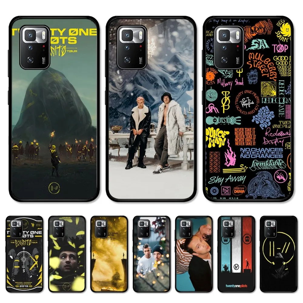 Band T-Twenty O-One P-Pilots Phone Case For Redmi 5 6 7 8 9 10 plus pro 6 7 8 9 A GO K20 K30 K40 pro plus F3 Fundas