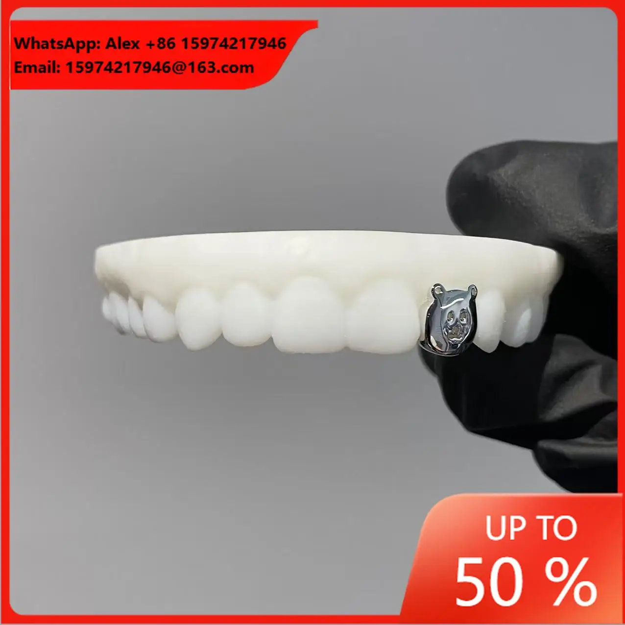Self-deprecating Bear Grill Top 1 European And American Cross-border Hot-selling Grillz