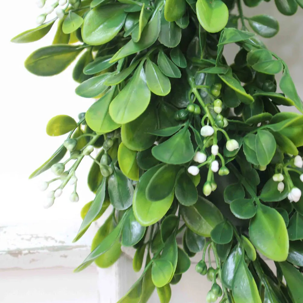 

Green Plant Garland 33 Cm Christmas Holiday Wreaths Wall Decoration Door Garland Front Door Decor Elegant