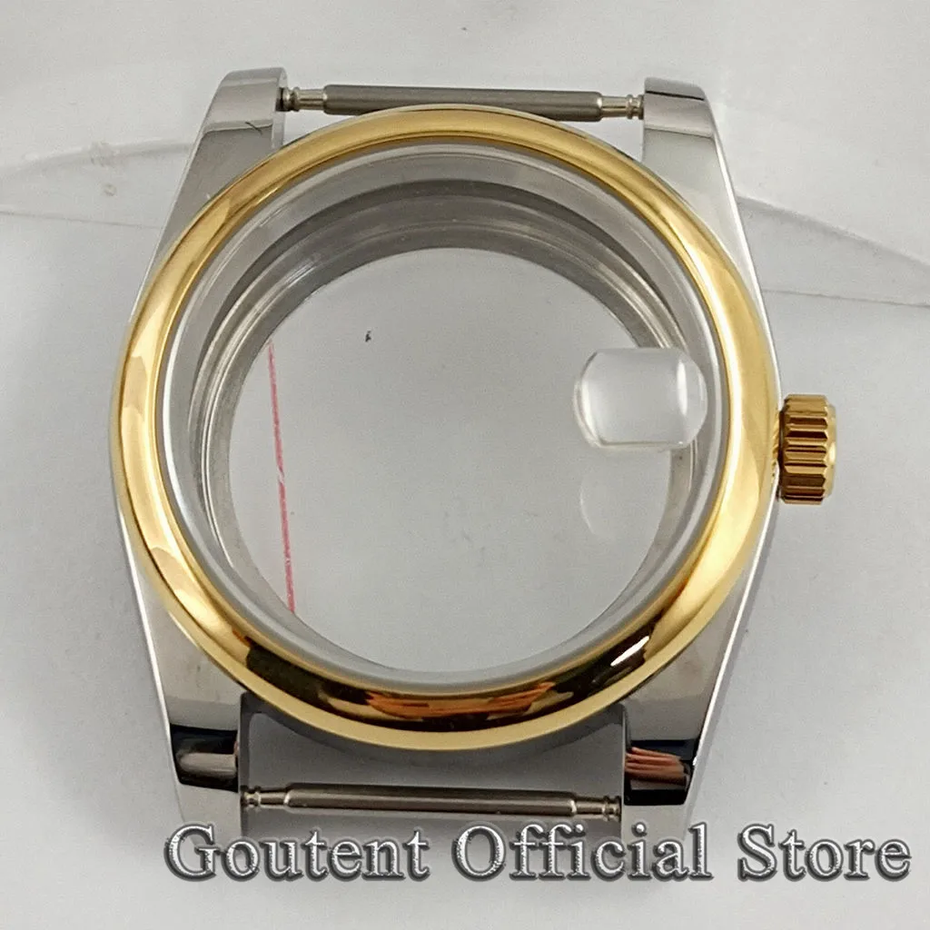 36mm/39mm Silver/Black/Gold Watch Case Men Fit NH35/36/34,Miyota8215/821A DG2813/3804 ETA 2836,2824 PT5000 Movement