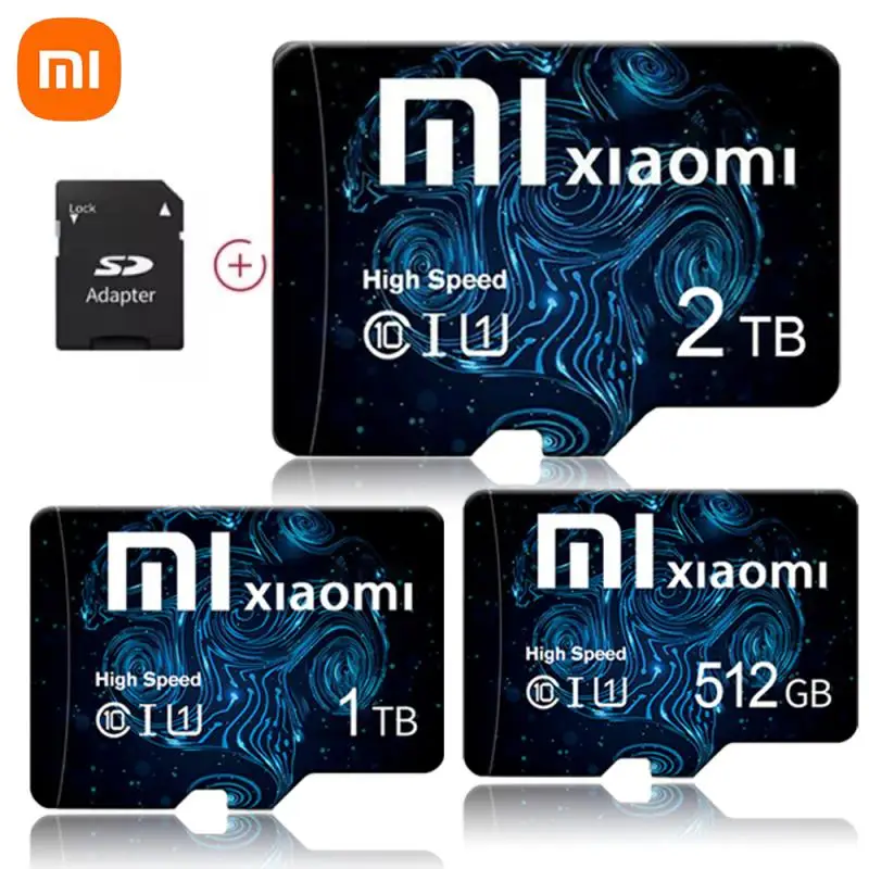 Xiaomi-Cartão Micro TF SD para Nintendo Switch, Cartão de Memória de Alta Velocidade, Flash Impermeável, Classe 10, 1TB, 2TB, 128GB, 512GB, 256GB