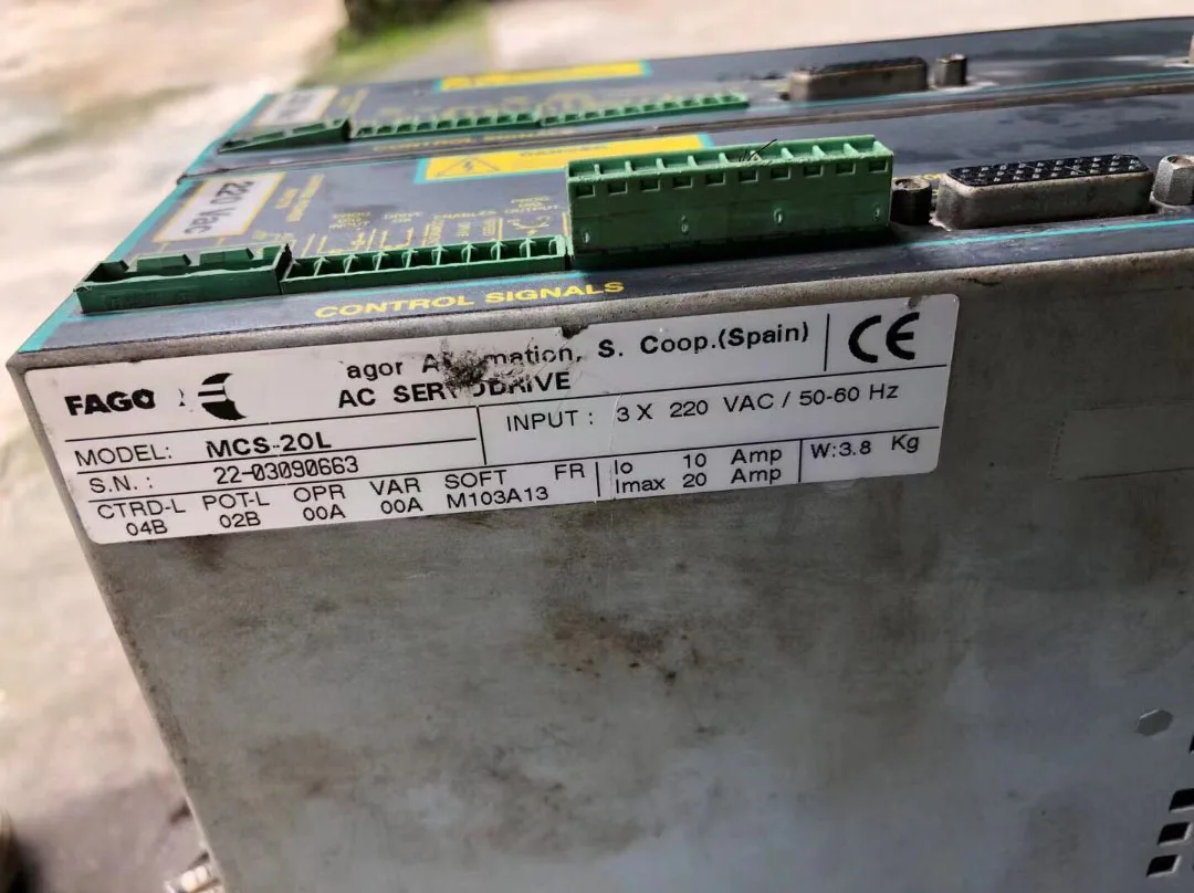 Fagor용 MCS-20L 서보 드라이브
