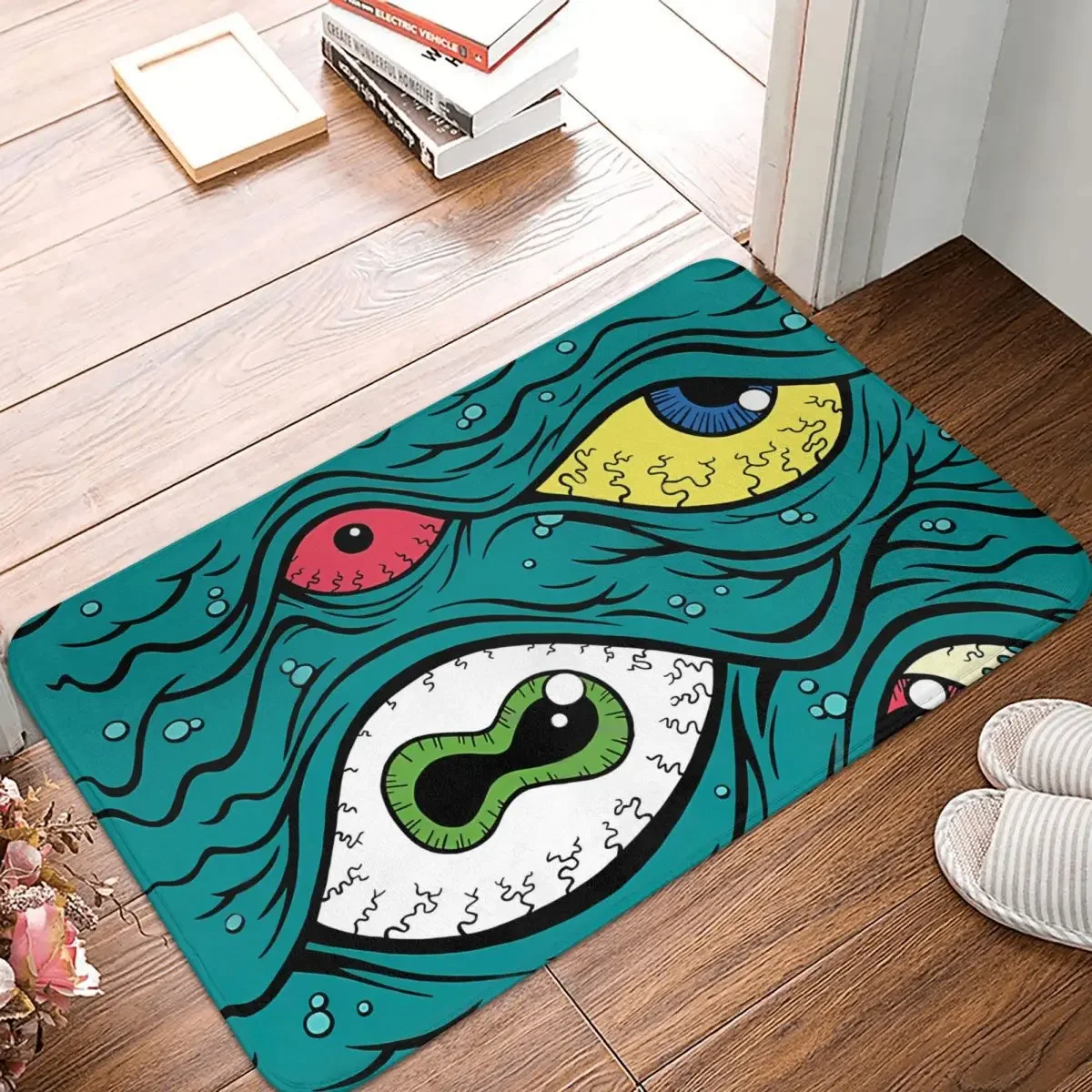 Anti-Slip Rug Doormat Kitchen Mat CREEPERS PEEPERS Floor Carpet Home Decorative