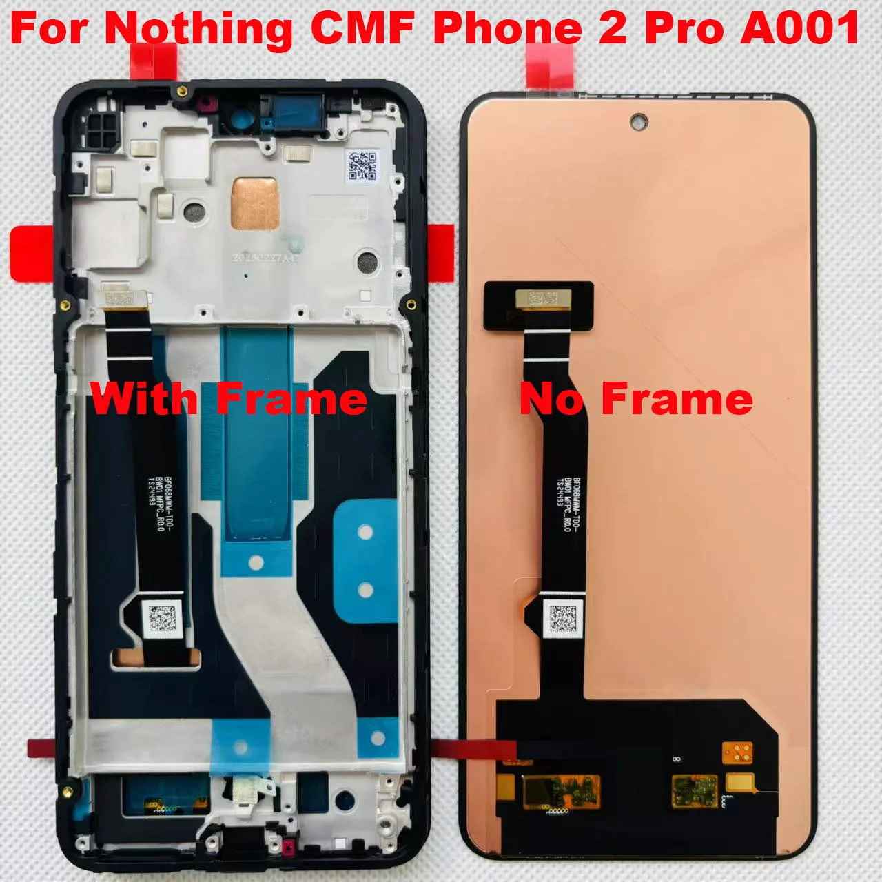 �y�Z�[�����z6.77�C���`����AMOLED 120Hz Nothing Phone (1) CMF 2 Pro A001�p�f�B�X�v���C �^�b�`�X�N���[���p�l���f�W�^�C�U�[ Nothing CMF PHONE 2 PRO LCD�p