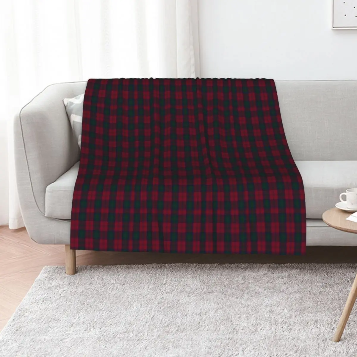 Lindsay Clan Tartan Throw Blanket Luxury Throw Decorative Throw Loose Sofa Quilt Plaid Luxury Brand Blankets