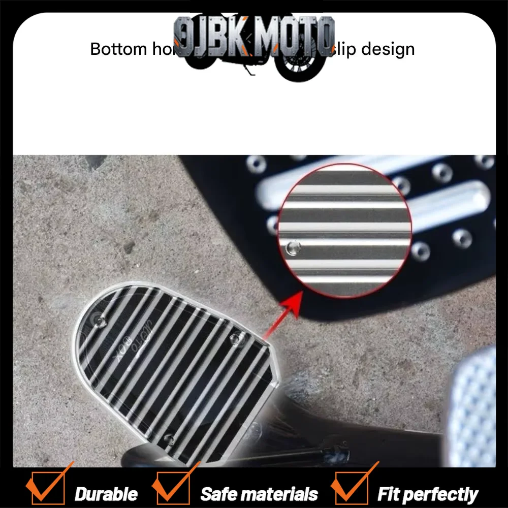 

For Haojue TR300 modified original side support enlarged widened foot support anti-slip pad side kick pad base foot accessories