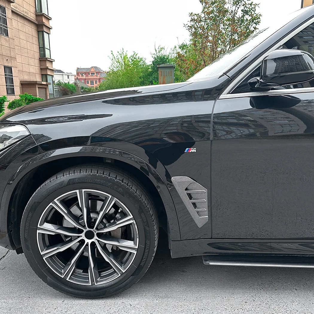 Applicable to BMW X5 G05 LCI M Sport 2023+ Leaf Plate Marking Vent Car Sticker Exterior Modification