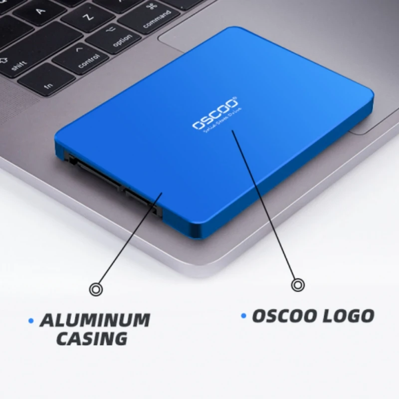 OSCOO Sata3 2.5 ''Ssd 2tb 1tb 512gb Hdd Internal keras kecepatan cepat aksesoris komputer Ssd grosir Solid State Drive untuk Laptop