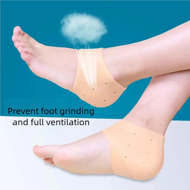 

Silicone Heel Protector Protective Sleeve Heel Spur Pads For Relief Plantar Fasciitis Heel Pain Reduce Pressure On Heel 1 Pair