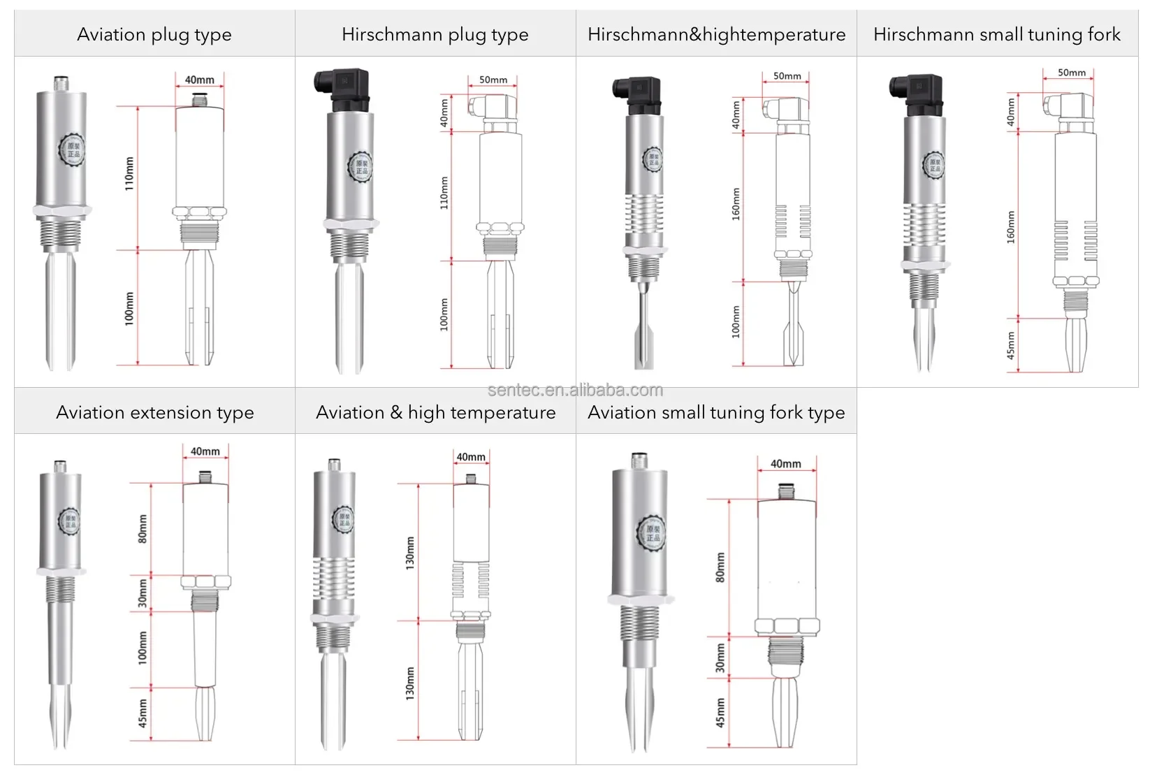 

SPX503 Bestselling High-temperature Stainless Steel Small Tuning Fork Liquid Level Switchshuol 2 Pieces Price
