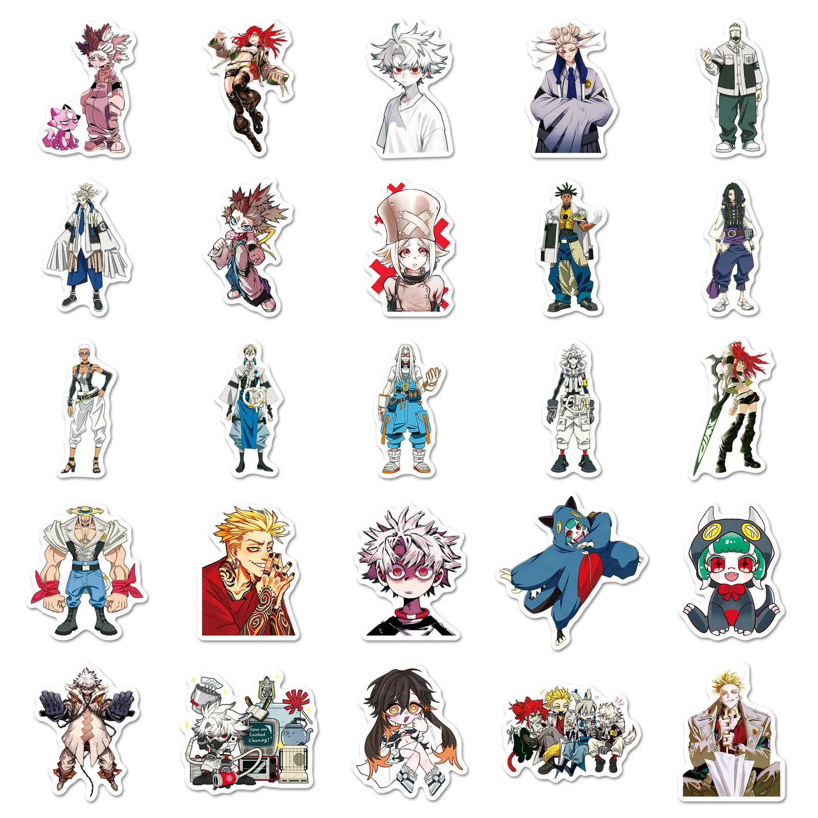 

10/50PCS Abandoned Abyss Battle Ghost Graffiti Stickers Exquisite Sticker for Phone Computer Notebook Stationery DIY Toys