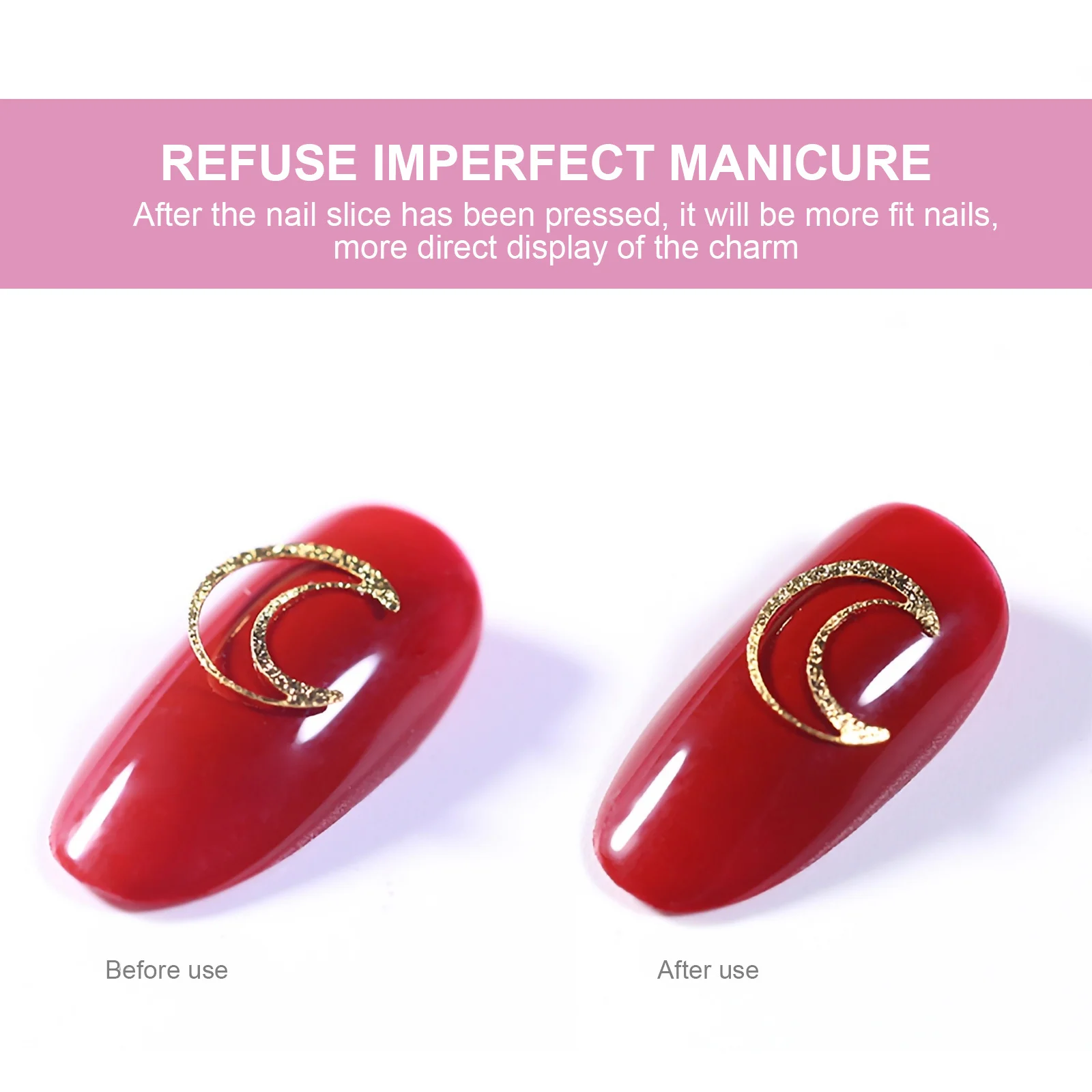 

4Pcs Nail Art Embossed Mold Reusable DIY Manicure Tool with Adjustable Frame for Custom Nail Design Comfort Fit