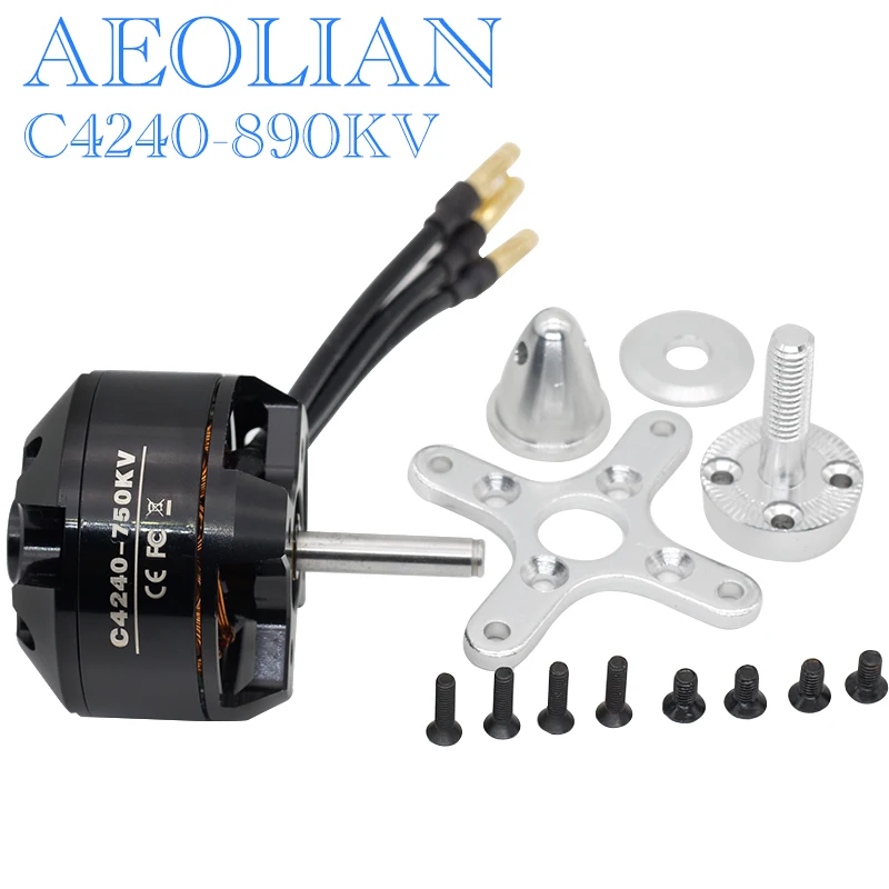 4240 890KV 5mm Shaft Ourtunner Brsuhless Electric Aeolian Motor for DIY RC Airplane Glider